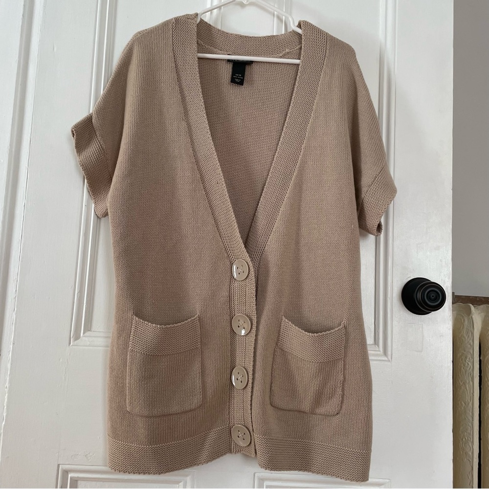 LANE BRYANT Chunky Knit Long Neck Button Up Cardigan Women’s 14/16 Fall Cozy